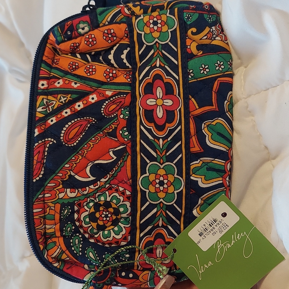 Vera Bradley Purse and Cosmetic Bag (Laura Venetian Paisley)